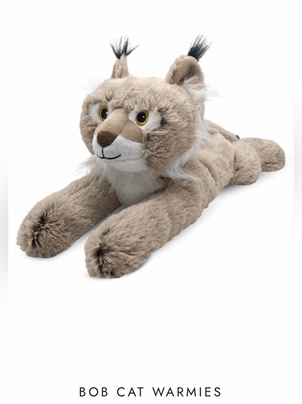 Warmies® Bobcat Plush microwavable soothing warm cool comfort scented lavender